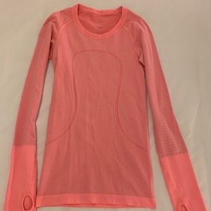 Hot Pink Swiftly Tech Long Sleeve (2)